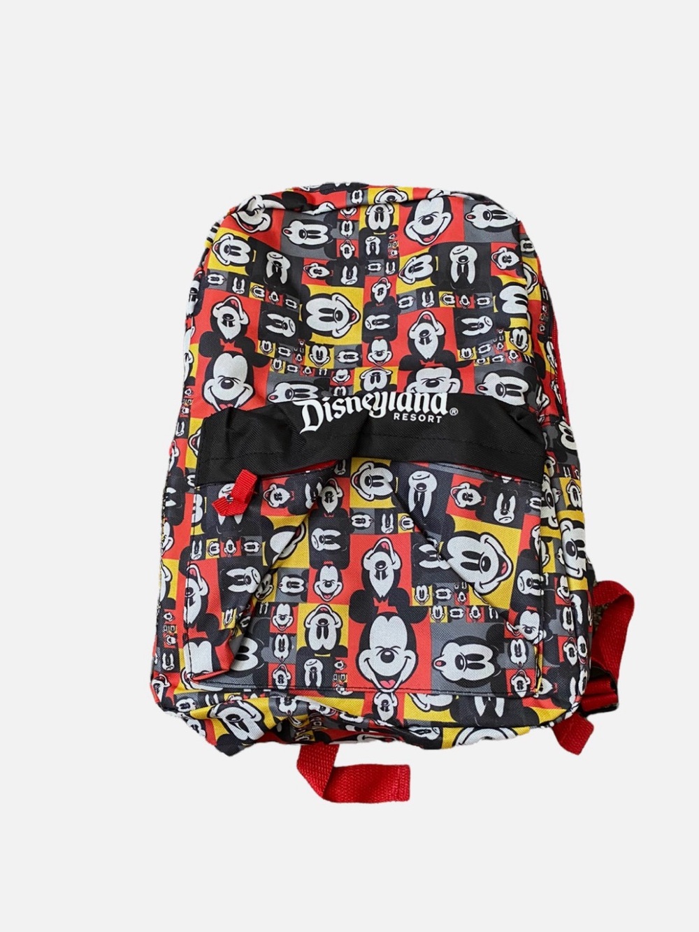 Mickey Mouse Black Backpack with Red Accents